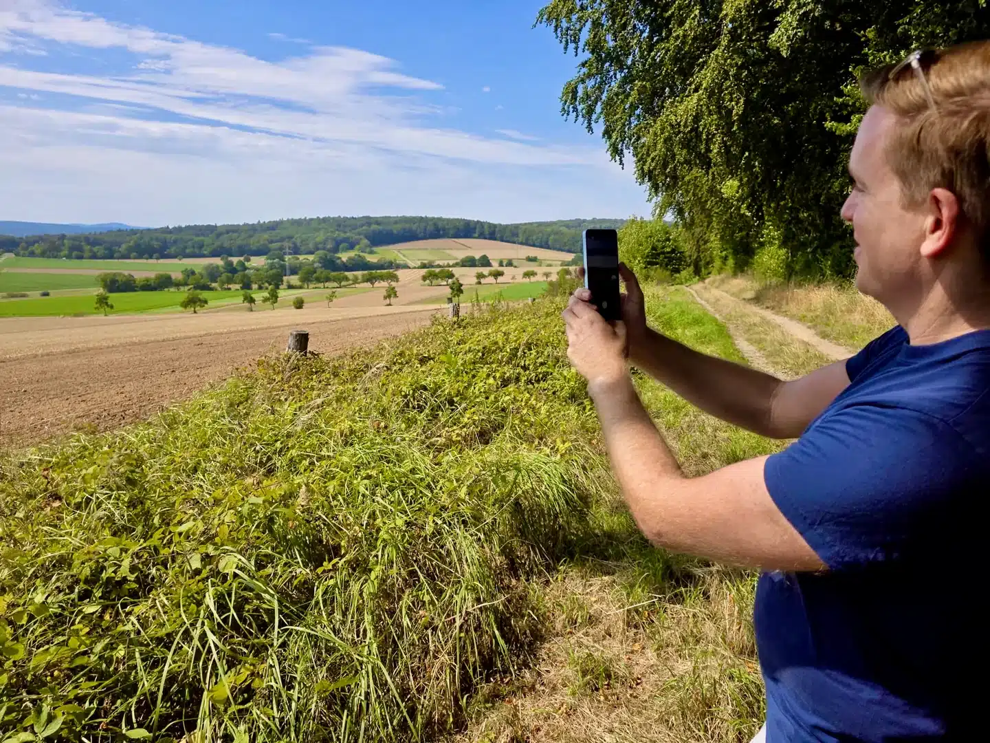 Sascha Tegtmeyer fotografiert eine Landschaft mit dem Samsung Galaxy S26
